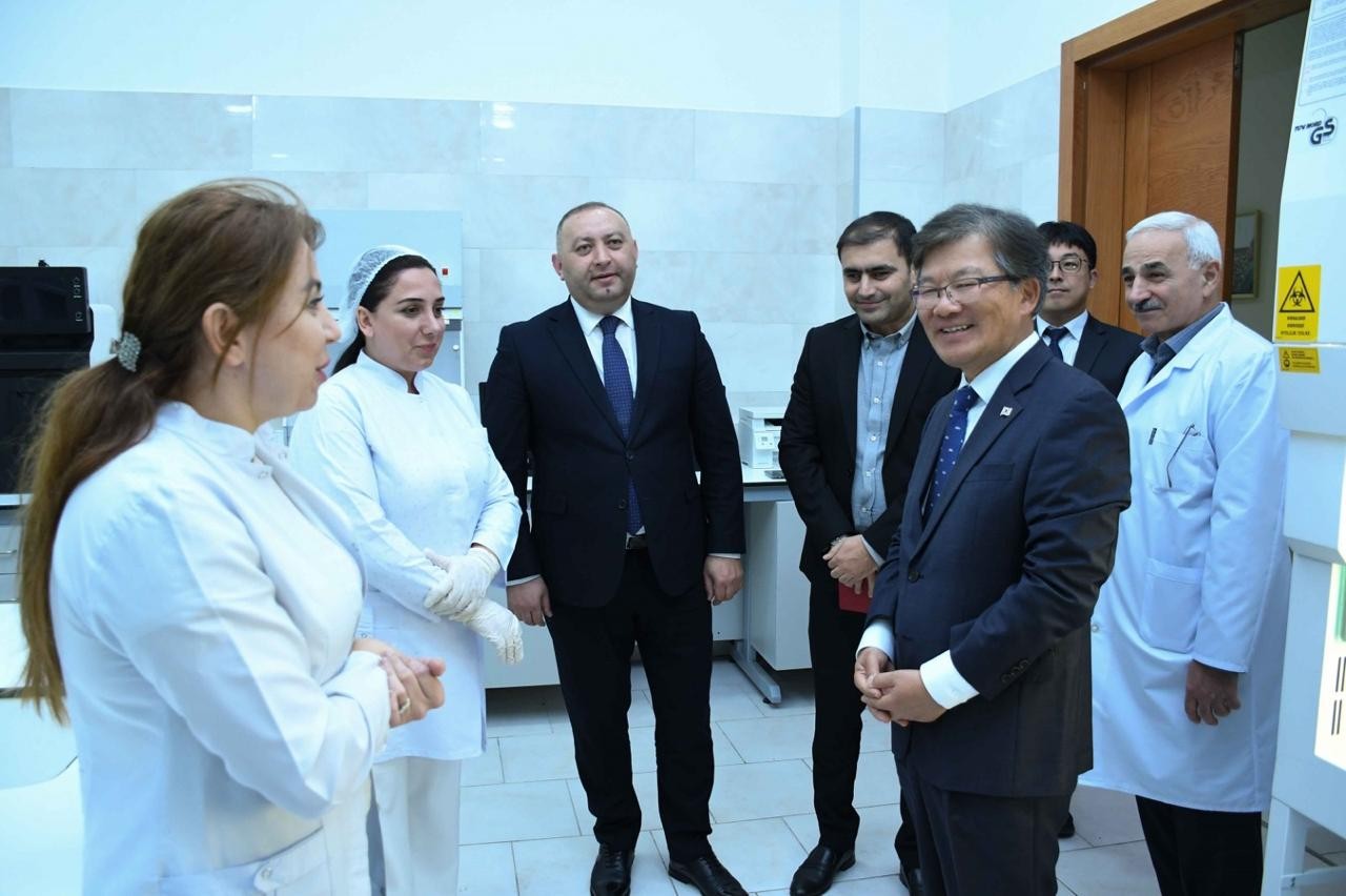Koreyanın ölkəmizdəki səfiri ADAU-da olub - FOTOLAR